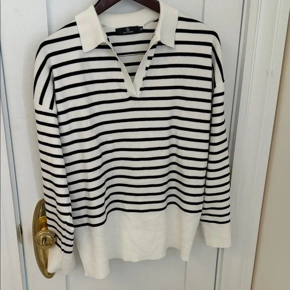 Amazon Black and White Striped Jumpsuit - Picture 11 of 13